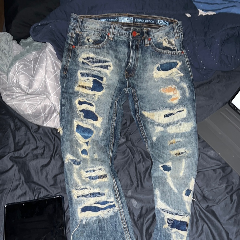 mens distressed jeans size 32/32
